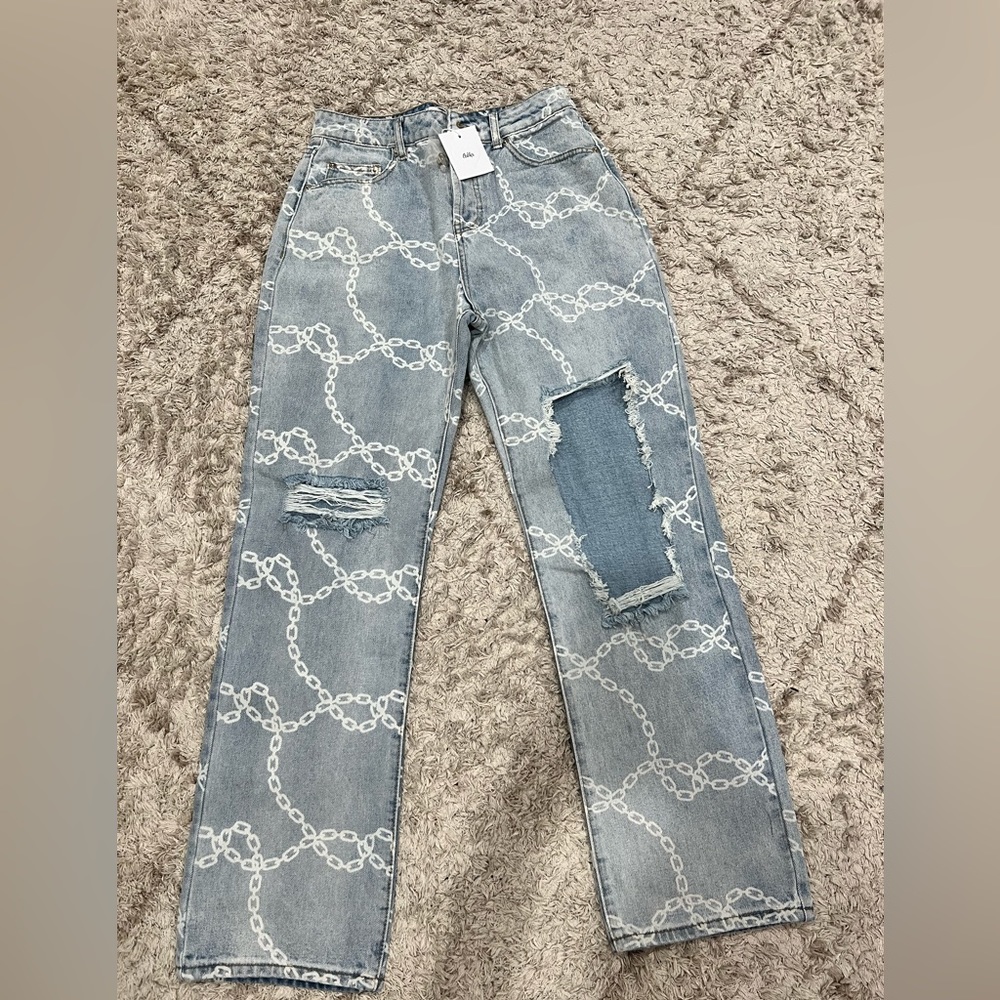 ADIKA baggy ripped jeans